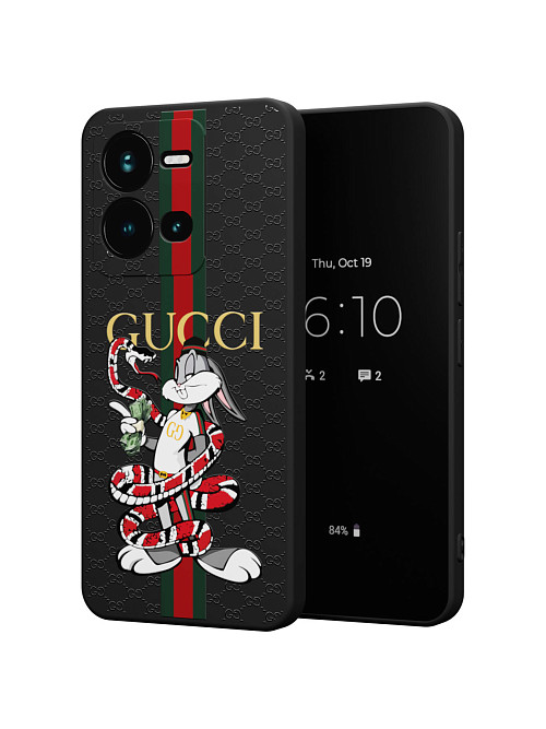 Силиконовый чехол для Vivo V25E "NOVEL: Багз Банни Gucci"