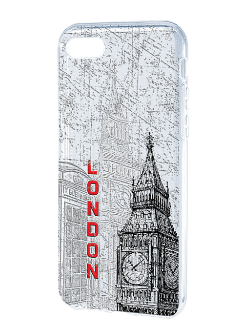 Силиконовый чехол для Apple iPhone 8 "Лондон"