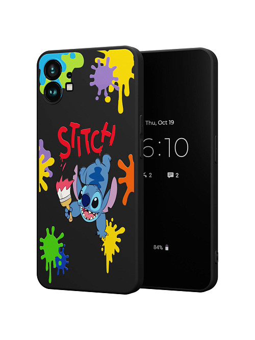 Силиконовый чехол для Nothing Phone 1 "NOVEL: Stitch paints"