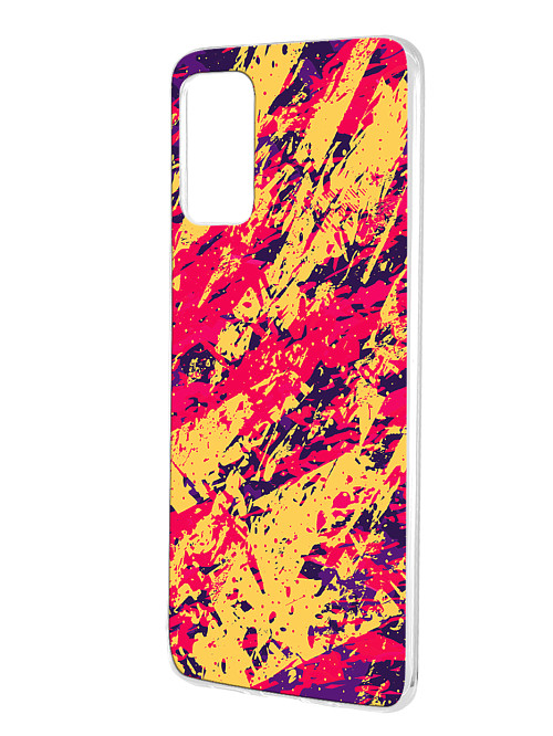 Силиконовый чехол для Samsung Galaxy S20 Plus Брызги краски