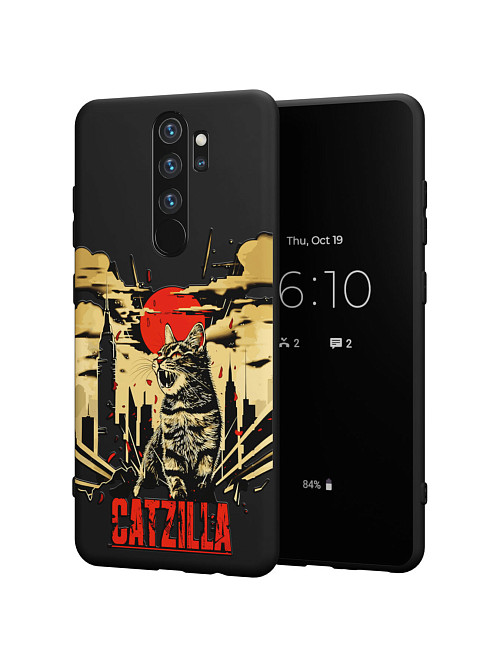 Силиконовый чехол для Xiaomi Redmi Note 8 Pro "Catzilla"