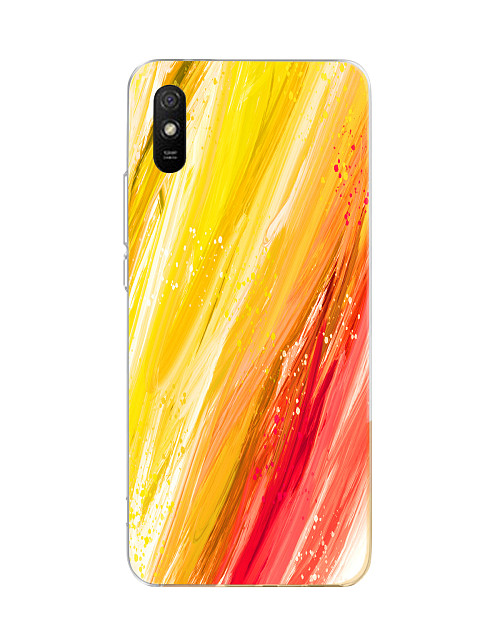 Силиконовый чехол для Xiaomi Redmi 9A Масляные краски