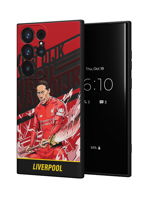 Силиконовый чехол для Samsung Galaxy S23 Ultra "NOVEL: Liverpool"