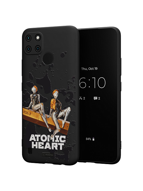 Силиконовый чехол для Realme C21Y "Atomic Heart: Боевые близняшки"