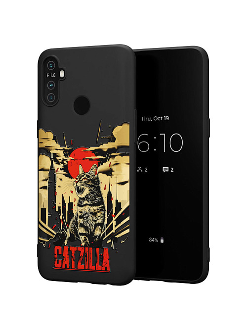 Силиконовый чехол для realme C3 "Catzilla"