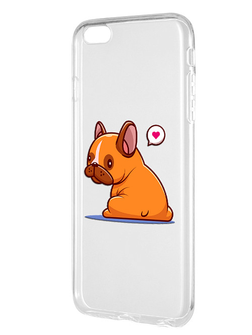 Силиконовый чехол для Apple iPhone 6 Plus Мечта собаки