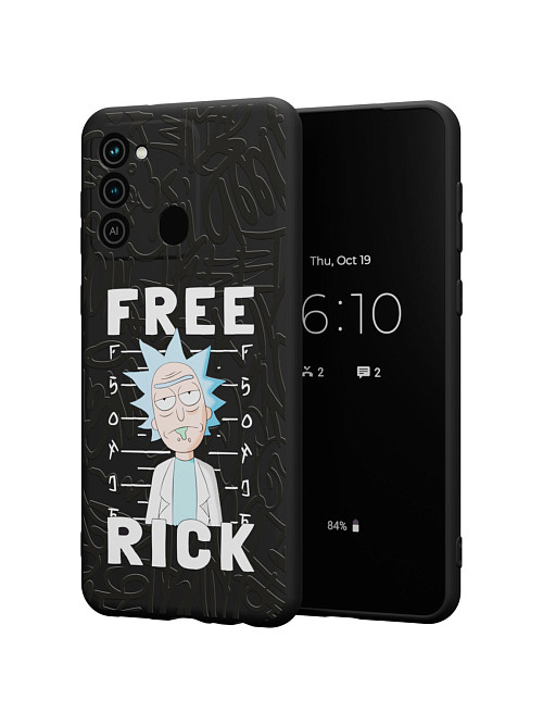 Силиконовый чехол для Tecno Spark Go (2022) "NOVEL: Free Rick"