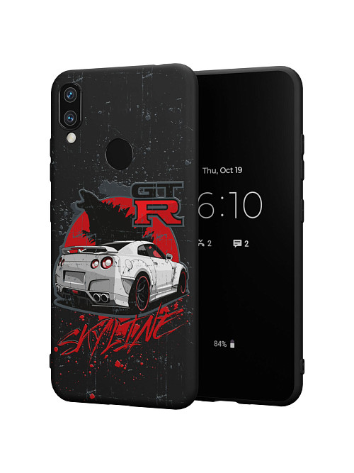 Силиконовый чехол для Xiaomi Redmi Note 7 Pro "Nissan SKYLINE GTR"