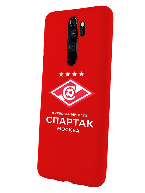 Силиконовый чехол для Xiaomi Redmi Note 8 Pro "Футбольная команда Спартак"