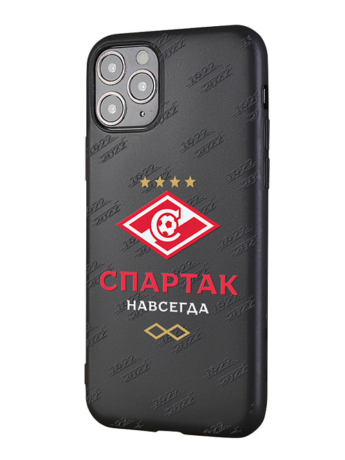 Силиконовый чехол для Apple iPhone 11 Pro "Спартак - навсегда"