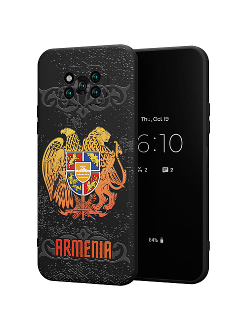 Силиконовый чехол для Poco X3 Pro "Герб Армении"