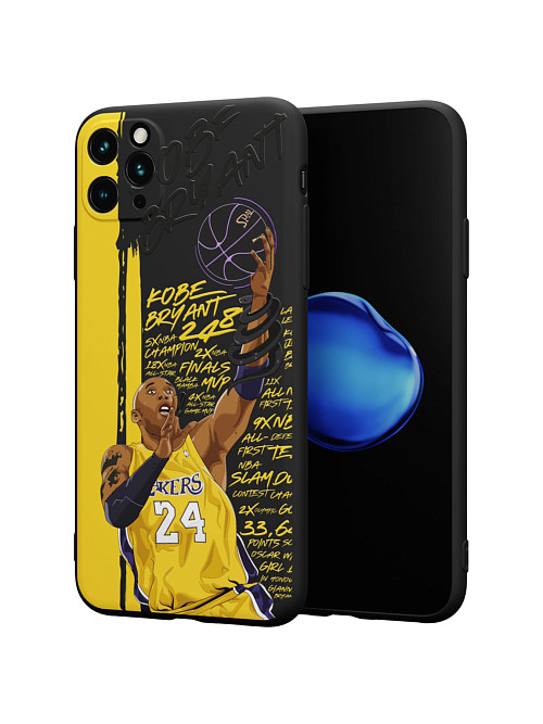 Силиконовый чехол для Apple iPhone 11 Pro Max "NOVEL: Kobe Bryant"