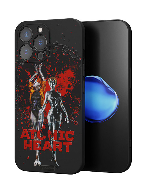 Силиконовый чехол для Apple iPhone 15 Pro Max "Atomic Heart: Близняшки"