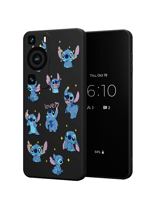 Силиконовый чехол для Huawei P60 "NOVEL: Stitch love"