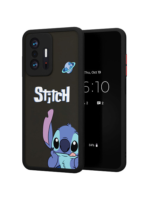 Противоударный чехол для Xiaomi 11T "NOVEL: Stitch planet"