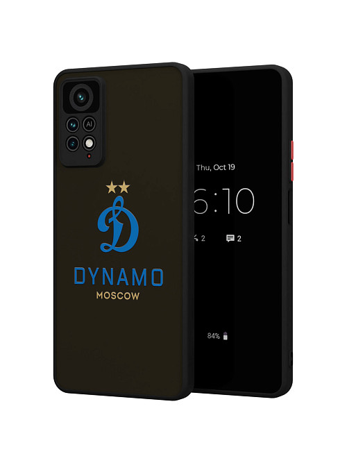 Противоударный чехол для Xiaomi Redmi Note 12 Pro (4G) "Динамо: Dynamo Moscow"