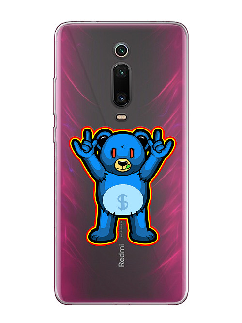 Силиконовый чехол для Xiaomi Mi 9T Мишка Доллар