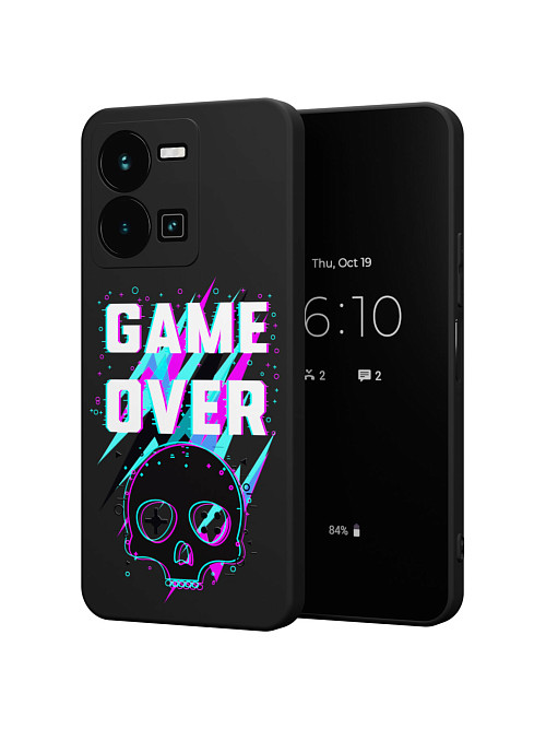 Силиконовый чехол для Vivo Y35 (4G) "Game over"