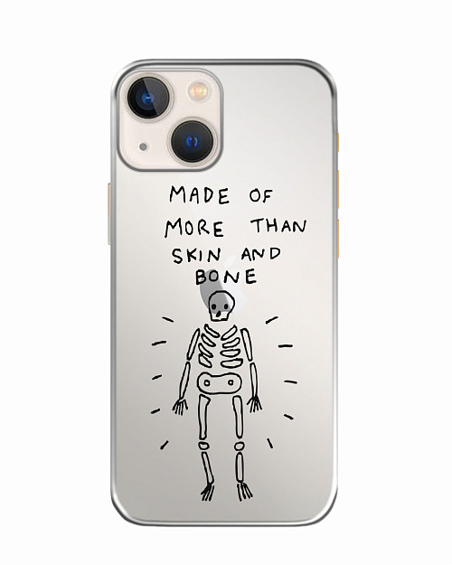 Силиконовый чехол для Apple iPhone 13 Скелет