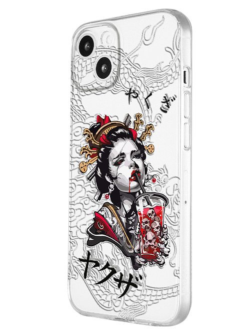 Силиконовый чехол для Apple iPhone 13 Mini Geisha Bloody