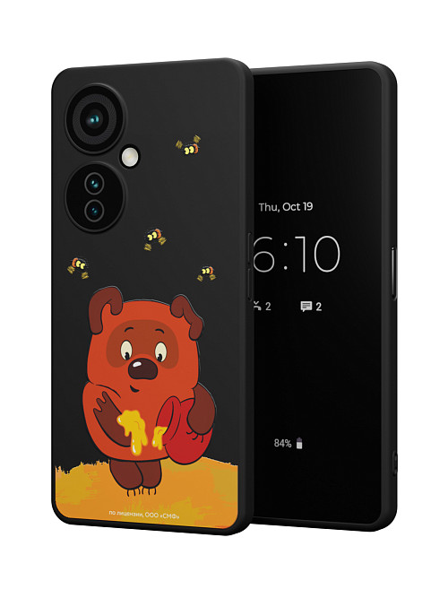 Силиконовый чехол для OnePlus Nord CE 3 Lite (5G) "Винни-Пух: Медвежонок и мед"