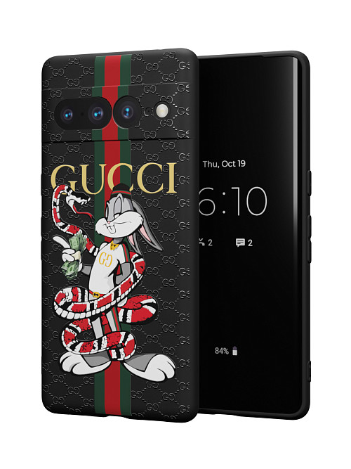 Силиконовый чехол для Google Pixel 7 Pro "NOVEL: Багз Банни Gucci"