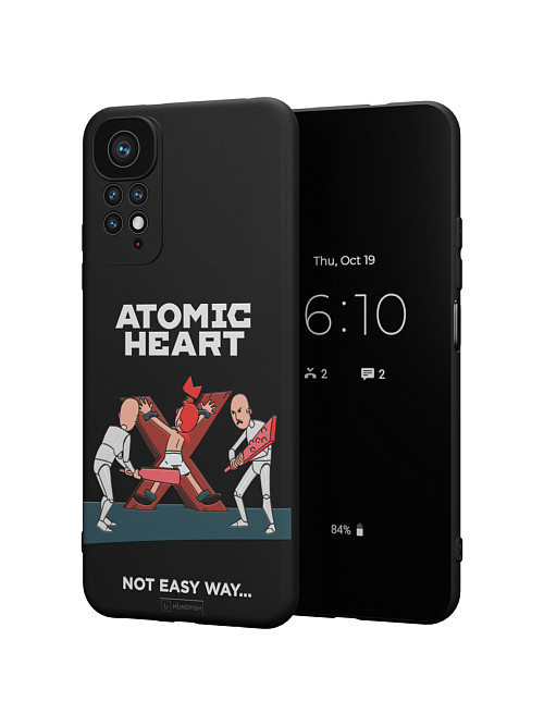 Силиконовый чехол для Xiaomi Redmi Note 11S (4G) "Atomic Heart: Not Easy Way"