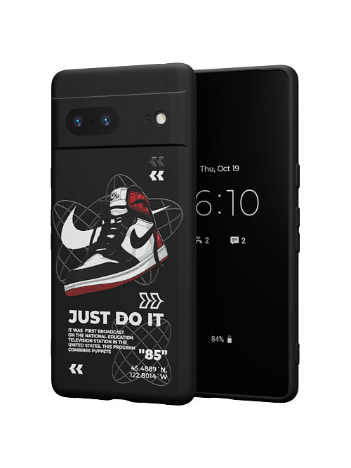 Силиконовый чехол для GooglePixel Google Pixel 7 "NOVEL: Just Do It"