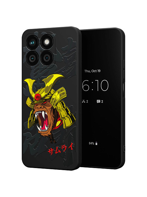 Силиконовый чехол для Honor X8b "Samurai Kong"