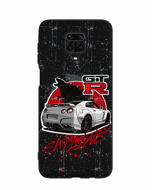 Силиконовый чехол для Xiaomi Redmi Note 9 Pro Nissan SKYLINE GTR