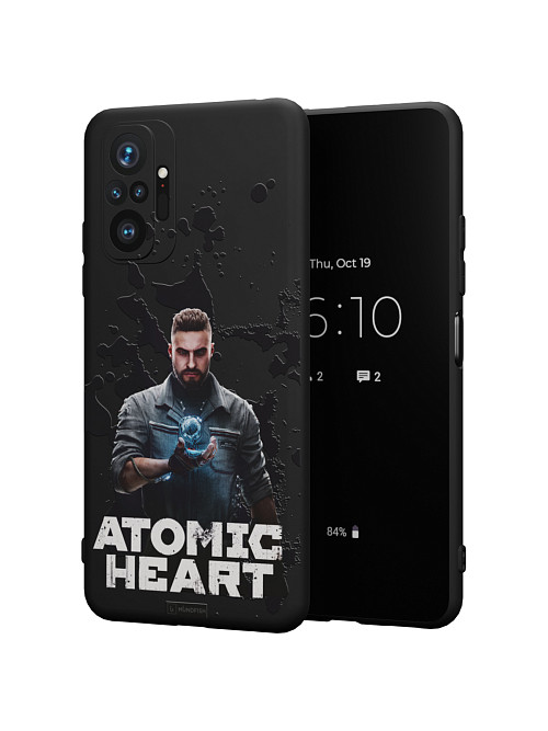 Силиконовый чехол для Xiaomi Redmi Note 10 Pro "Atomic Heart: Товарищ Нечаев"