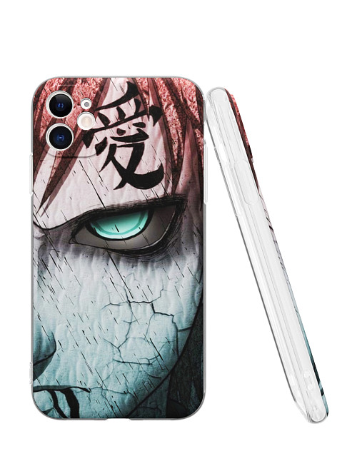 Силиконовый чехол для Apple iPhone 11 "Naruto Shippuden - Gaara grimm face"