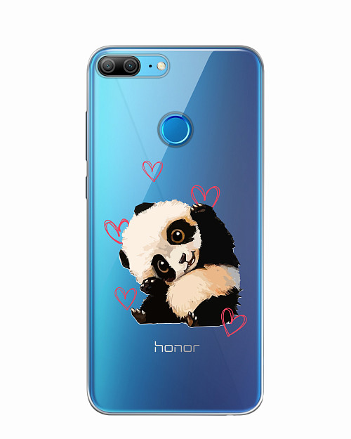 Силиконовый чехол для Honor 9 Lite Милая панда