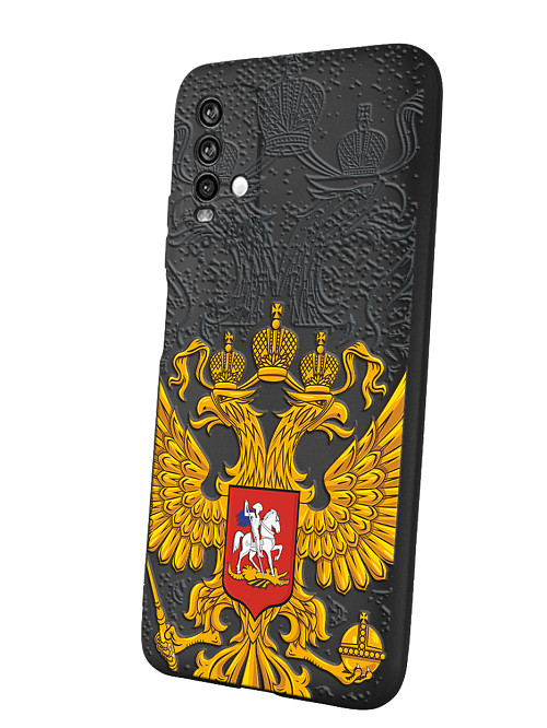 Силиконовый чехол для Xiaomi Redmi 9T "Герб России"