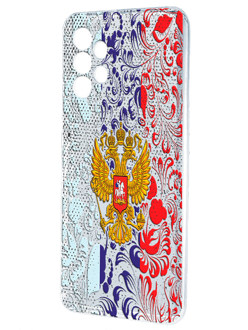 Силиконовый чехол для Samsung Galaxy A32 (4G) "Герб Российской Федерации"