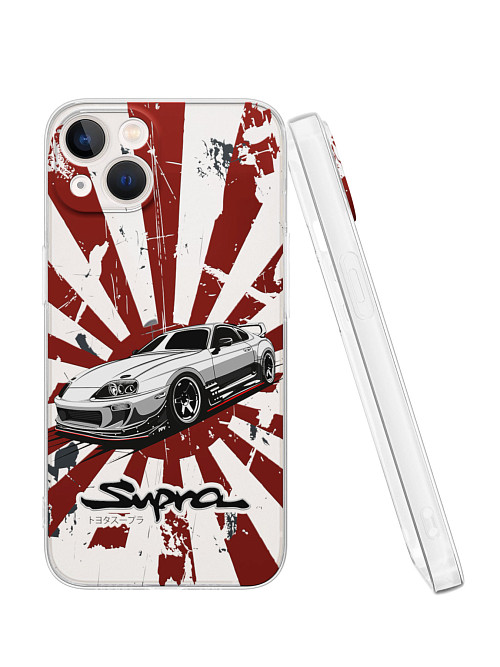 Силиконовый чехол для Apple iPhone 13 "Toyota Supra" Силиконовый чехол для Apple iPhone 13 "Toyota Supra"