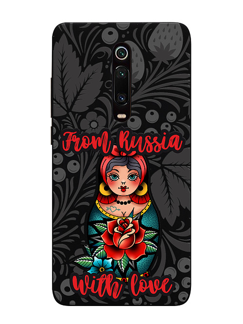 Силиконовый чехол для Xiaomi Mi 9T Из России с любовью
