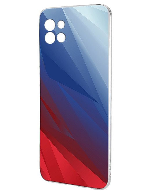 Силиконовый чехол для Samsung Galaxy A03 Флаг РФ