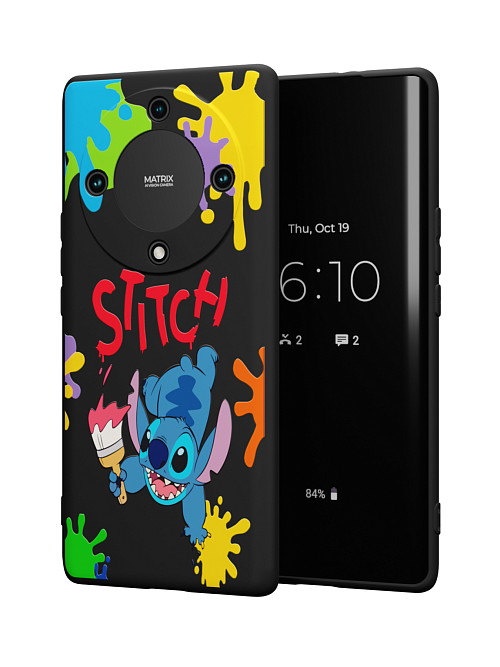 Силиконовый чехол для Honor Magic 5 Lite (5G) "NOVEL: Ститч paints"