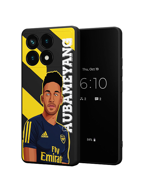 Силиконовый чехол для Poco X6 Pro (5G) "NOVEL: Boateng"