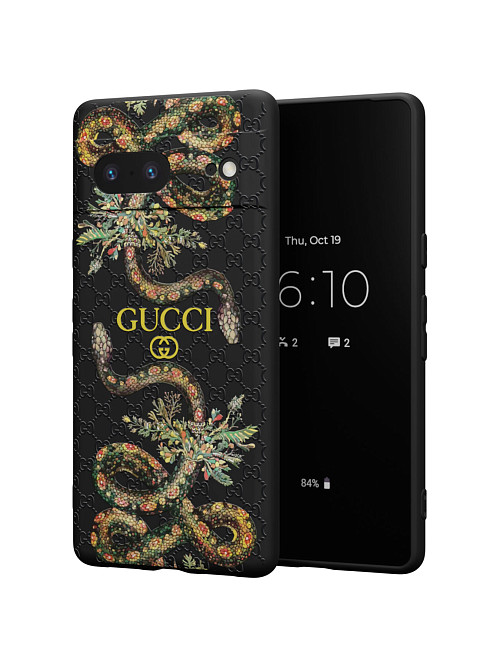 Силиконовый чехол для GooglePixel Google Pixel 7 "NOVEL: Gucci"