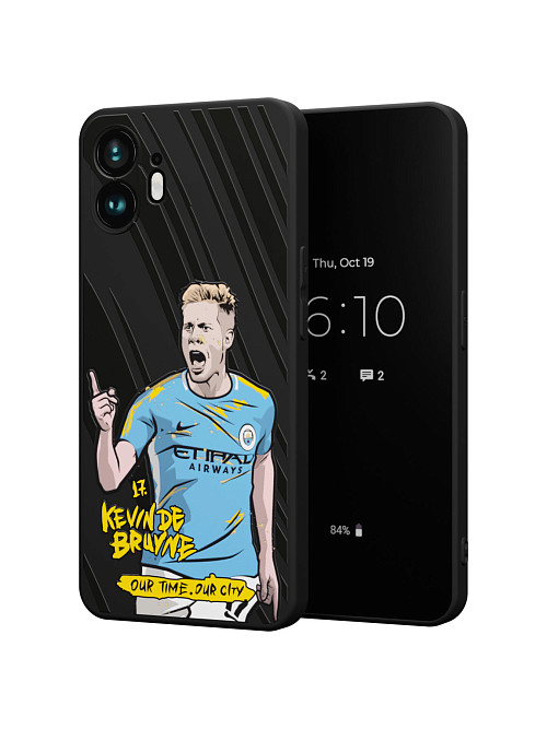 Силиконовый чехол для Nothing Phone 2 "NOVEL: Kevin de Bruyne"