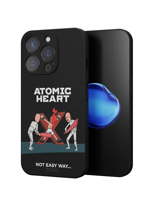 Силиконовый чехол для Apple iPhone 13 Pro "Atomic Heart: Not Easy Way"