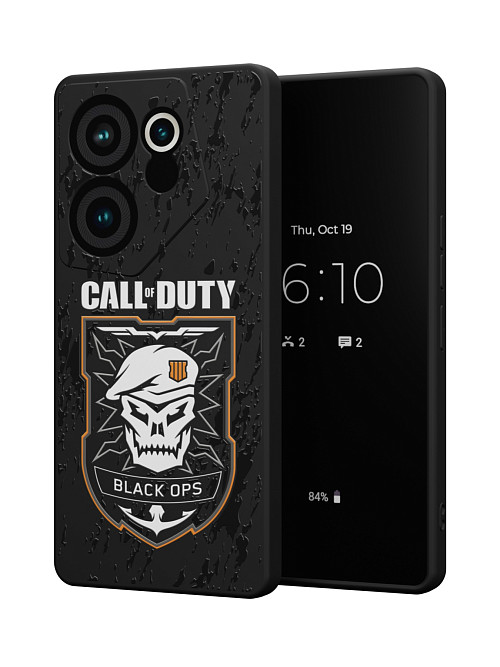 Силиконовый чехол для Tecno Camon 20 premier "NOVEL: Call of Duty"