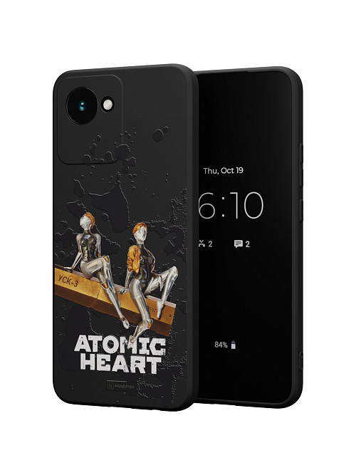 Силиконовый чехол для realme C30/C30S/realme Narzo 50i Prime "Atomic Heart: Боевые близняшки"