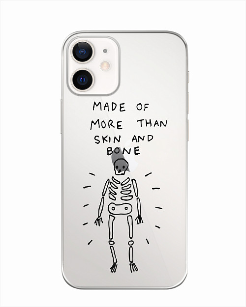 Силиконовый чехол для Apple iPhone 12 Mini Скелет