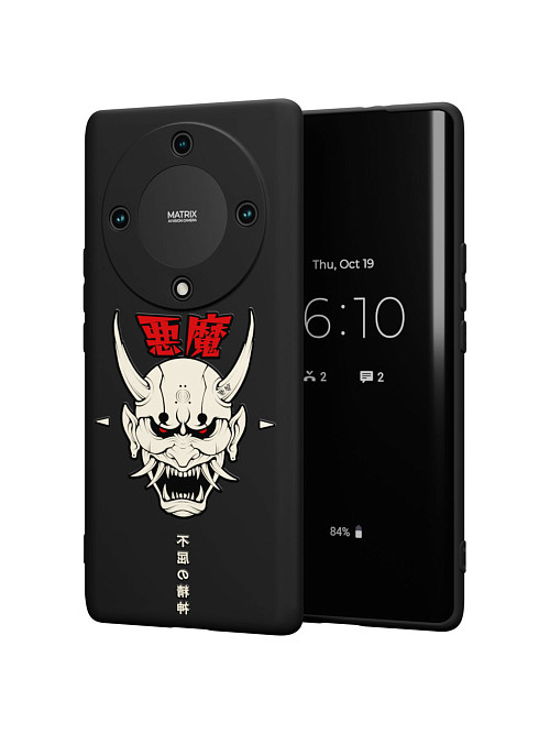 Силиконовый чехол для Honor X9a "Demon"