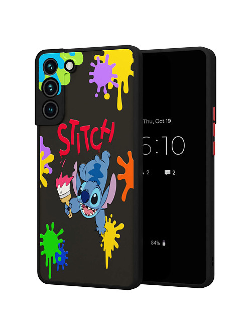 Противоударный чехол для Samsung Galaxy S22 (5G) "NOVEL: Stitch paints"