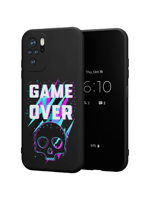 Силиконовый чехол для Xiaomi Poco M5S "Game over"