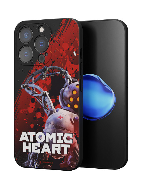 Силиконовый чехол для Apple iPhone 15 Pro "Atomic Heart: Беляш (МА-9)"